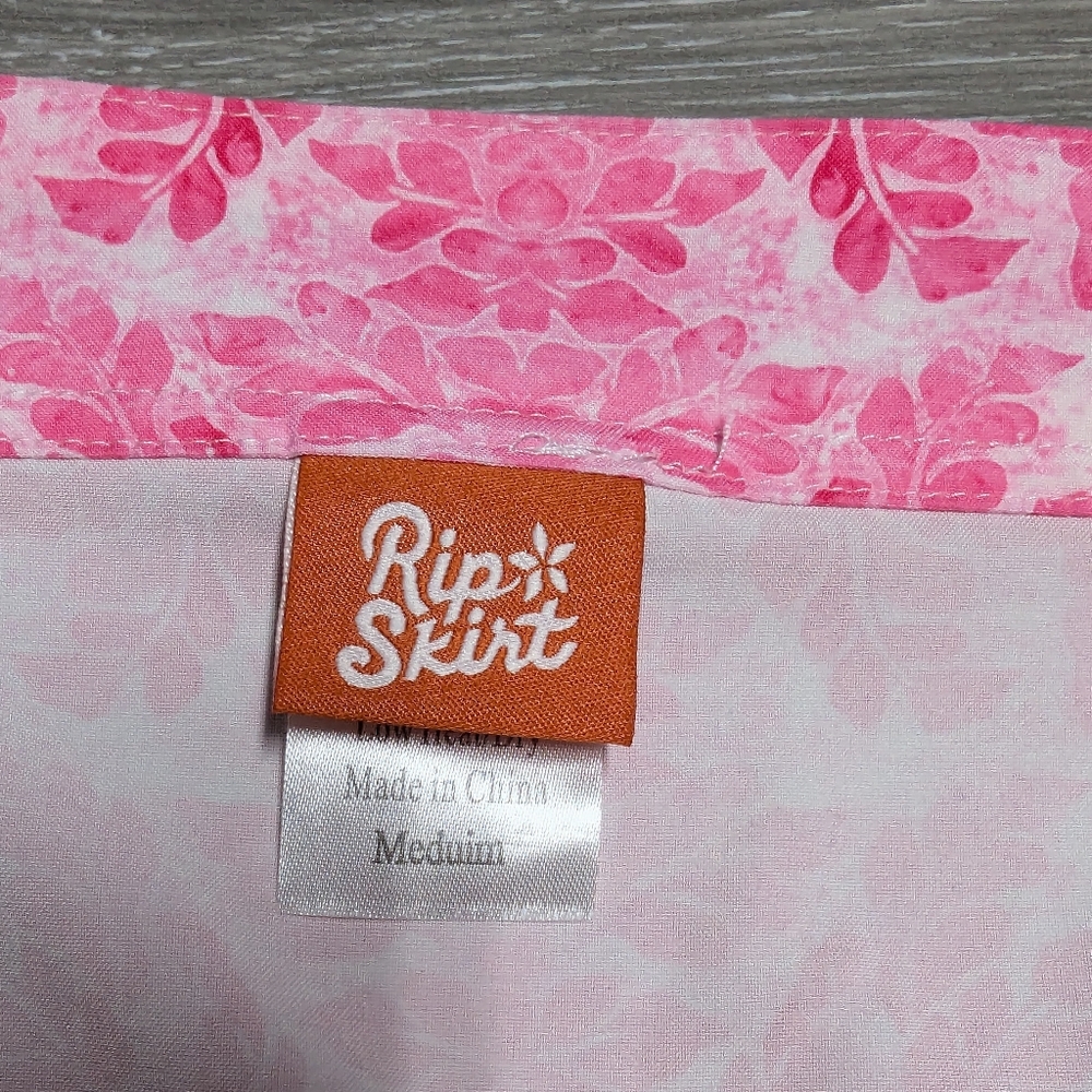 Rip Skirt Hawaii Size M Pink Floral - Picture 4 of 7